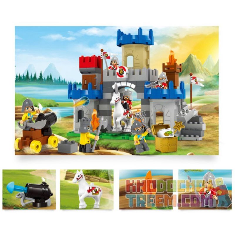 JUN DA LONG TOYS JDLT 5262A Xếp hình kiểu    Confrontation Between Two Army Forces Cuộc Đối Đầu Máu Lửa 115 khối