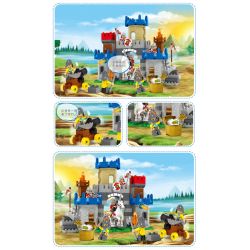 JUN DA LONG TOYS JDLT 5262A Xếp hình kiểu    Confrontation Between Two Army Forces Cuộc Đối Đầu Máu Lửa 115 khối
