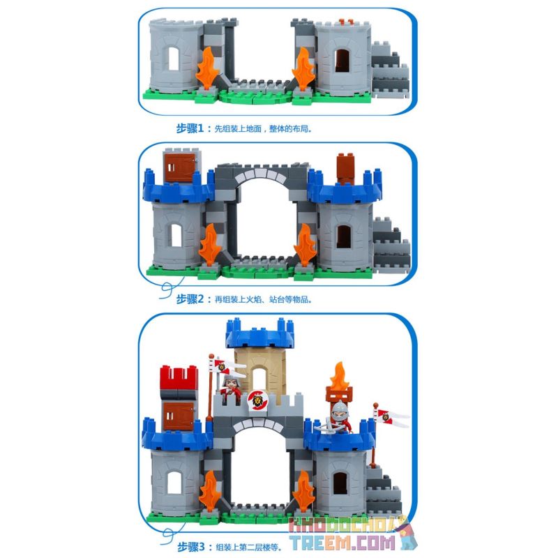 JUN DA LONG TOYS JDLT 5262A Xếp hình kiểu    Confrontation Between Two Army Forces Cuộc Đối Đầu Máu Lửa 115 khối