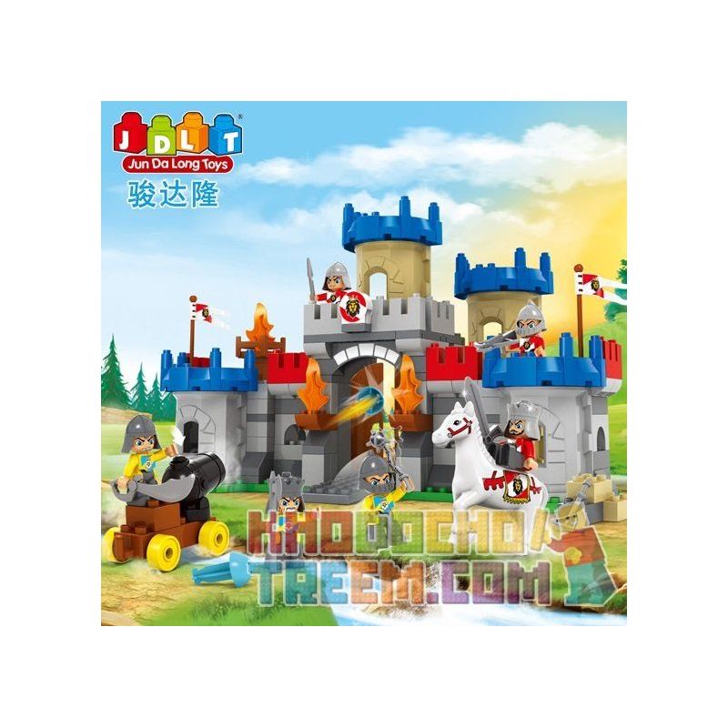 JUN DA LONG TOYS JDLT 5263A Xếp hình kiểu    Cruel War Cuộc Chiến Thảm Khốc 166 khối