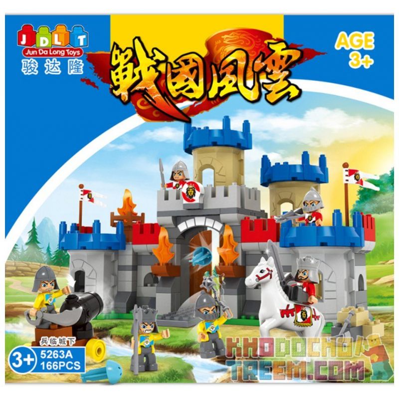 JUN DA LONG TOYS JDLT 5263A Xếp hình kiểu    Cruel War Cuộc Chiến Thảm Khốc 166 khối
