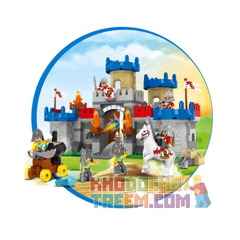 JUN DA LONG TOYS JDLT 5263A Xếp hình kiểu    Cruel War Cuộc Chiến Thảm Khốc 166 khối