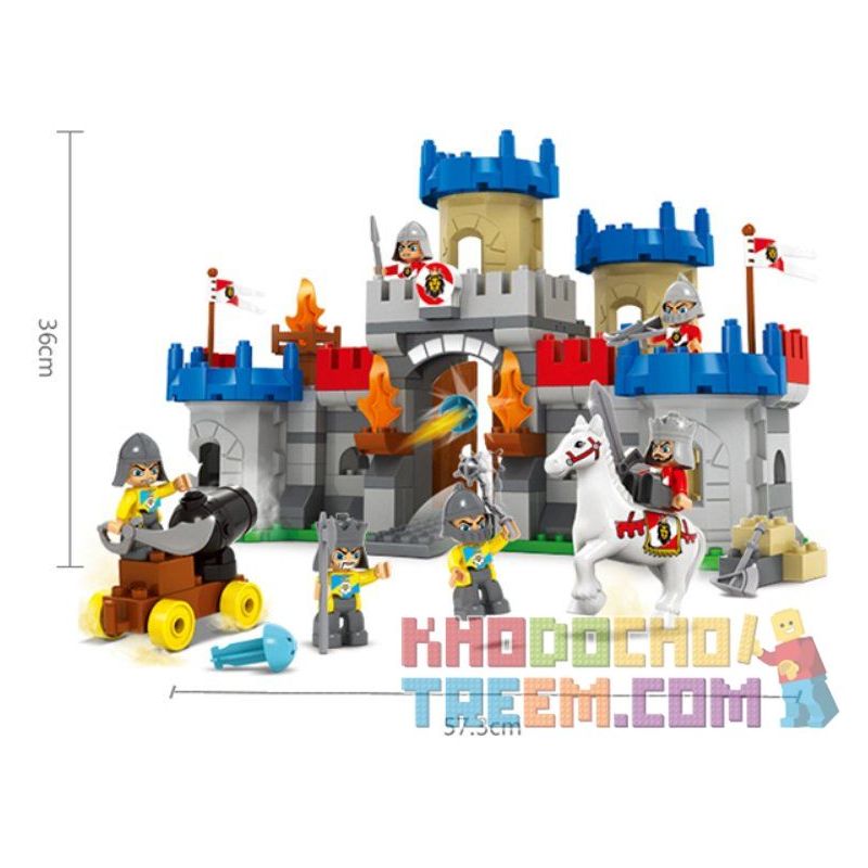 JUN DA LONG TOYS JDLT 5263A Xếp hình kiểu    Cruel War Cuộc Chiến Thảm Khốc 166 khối