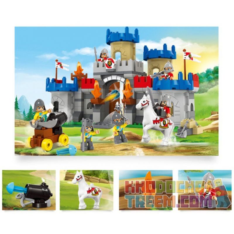 JUN DA LONG TOYS JDLT 5263A Xếp hình kiểu    Cruel War Cuộc Chiến Thảm Khốc 166 khối