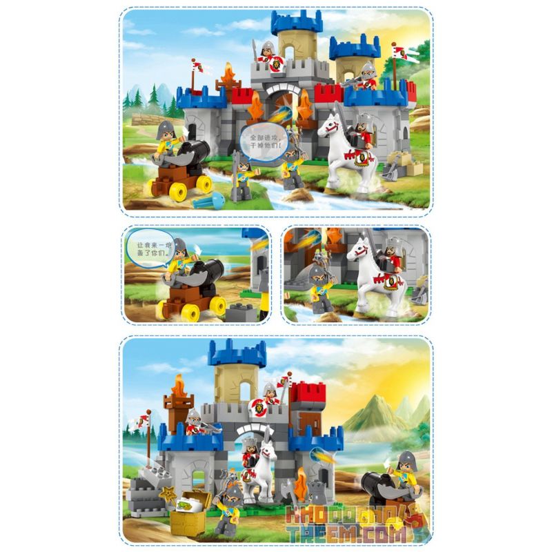 JUN DA LONG TOYS JDLT 5263A Xếp hình kiểu    Cruel War Cuộc Chiến Thảm Khốc 166 khối