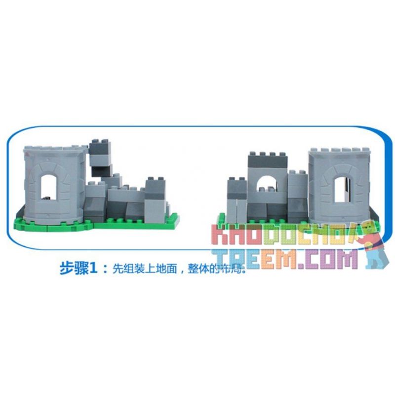 JUN DA LONG TOYS JDLT 5263A Xếp hình kiểu    Cruel War Cuộc Chiến Thảm Khốc 166 khối