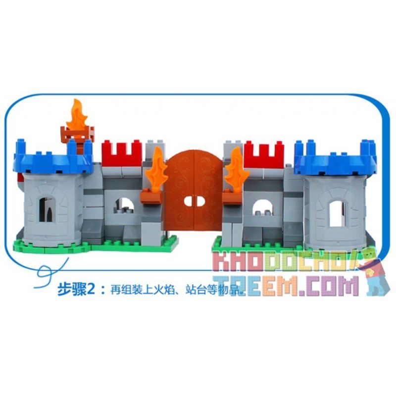 JUN DA LONG TOYS JDLT 5263A Xếp hình kiểu    Cruel War Cuộc Chiến Thảm Khốc 166 khối