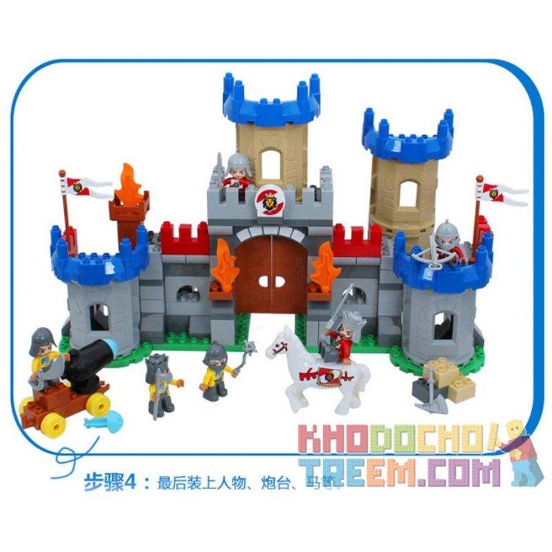 JUN DA LONG TOYS JDLT 5263A Xếp hình kiểu    Cruel War Cuộc Chiến Thảm Khốc 166 khối