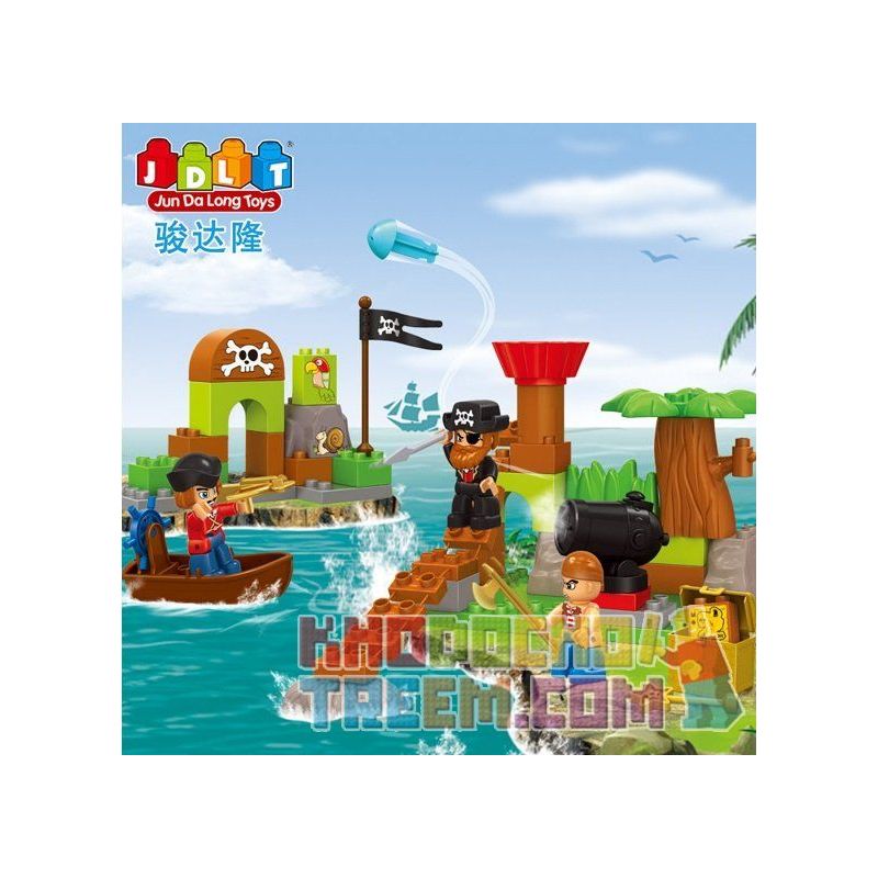 JUN DA LONG TOYS JDLT 5266A Xếp hình kiểu    Short-sighted Encounter Cuộc Chạm Trán Bất Ngờ 48 khối