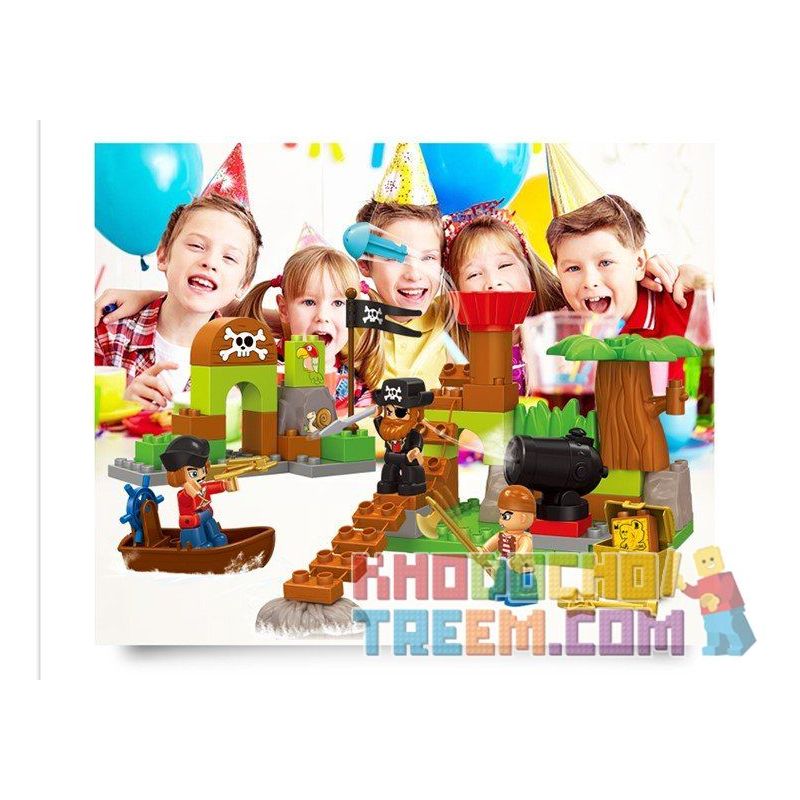 JUN DA LONG TOYS JDLT 5266A Xếp hình kiểu    Short-sighted Encounter Cuộc Chạm Trán Bất Ngờ 48 khối