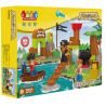 JUN DA LONG TOYS JDLT 5266A Xếp hình kiểu    Short-sighted Encounter Cuộc Chạm Trán Bất Ngờ 48 khối