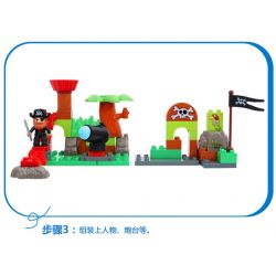JUN DA LONG TOYS JDLT 5266A Xếp hình kiểu    Short-sighted Encounter Cuộc Chạm Trán Bất Ngờ 48 khối