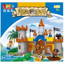 JUN DA LONG TOYS JDLT 5270A Xếp hình kiểu    Siege Of Pirate Cuộc Vây Hãm Của Cướp Biển 103 khối