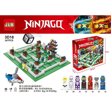 JLB 3D18 Xếp hình kiểu  CREATOR Tornando Fortress Pháo đài Lốc Xoáy 247 khối