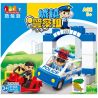 JUN DA LONG TOYS JDLT 5130A Xếp hình kiểu    Hunting Robber Cảnh Sát Truy Lùng Tên Cướp 21 khối