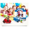 JUN DA LONG TOYS JDLT 5130A Xếp hình kiểu    Hunting Robber Cảnh Sát Truy Lùng Tên Cướp 21 khối