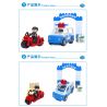 JUN DA LONG TOYS JDLT 5130A Xếp hình kiểu    Hunting Robber Cảnh Sát Truy Lùng Tên Cướp 21 khối