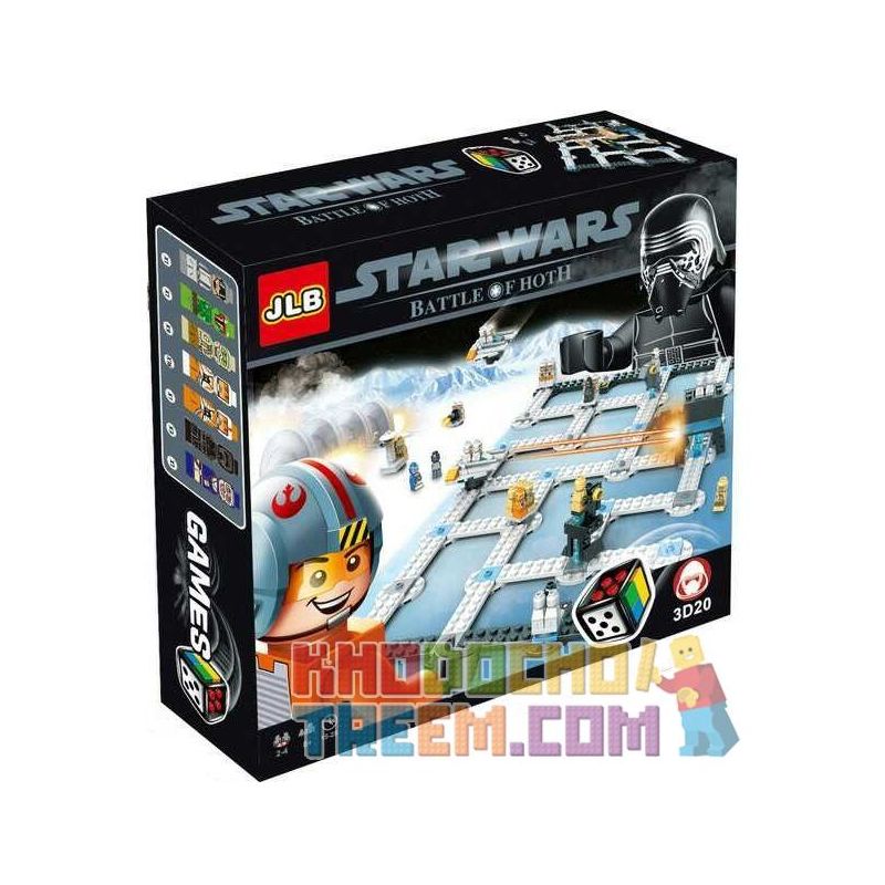 JLB 3D20 Xếp hình kiểu Lego CREATOR Battle Of Hoth Trận Chiến ở Hoth 317 khối