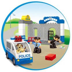 JUN DA LONG TOYS JDLT 5131A Xếp hình kiểu    Dropping The Robber Hạ Gục Tên Cướp 28 khối