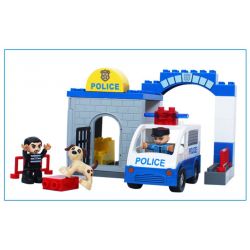 JUN DA LONG TOYS JDLT 5131A Xếp hình kiểu    Dropping The Robber Hạ Gục Tên Cướp 28 khối