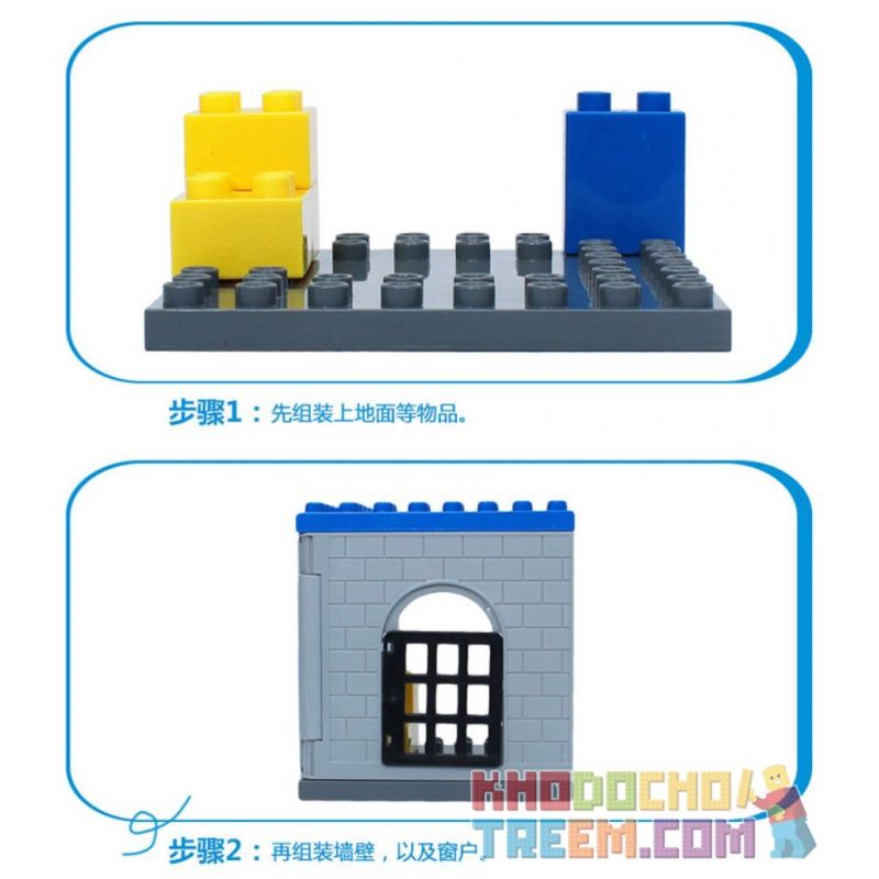 JUN DA LONG TOYS JDLT 5131A Xếp hình kiểu    Dropping The Robber Hạ Gục Tên Cướp 28 khối