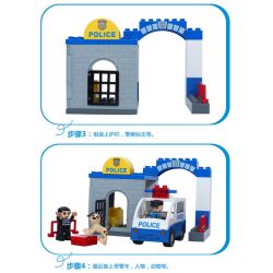 JUN DA LONG TOYS JDLT 5131A Xếp hình kiểu    Dropping The Robber Hạ Gục Tên Cướp 28 khối