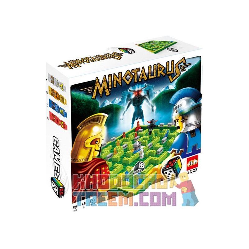 JLB 3D22 Xếp hình kiểu Lego CREATOR Spartan Warriors Escape Minotaurus's Maze Chiến Binh Sparta Giải Mã Mê Cung Minotaurs 224 khối