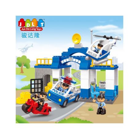 JUN DA LONG TOYS JDLT 5135A Xếp hình kiểu    Hunting Suspect Theo Đuổi Nghi Phạm 68 khối