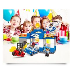 JUN DA LONG TOYS JDLT 5135A Xếp hình kiểu    Hunting Suspect Theo Đuổi Nghi Phạm 68 khối