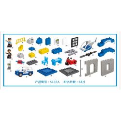 JUN DA LONG TOYS JDLT 5135A Xếp hình kiểu    Hunting Suspect Theo Đuổi Nghi Phạm 68 khối