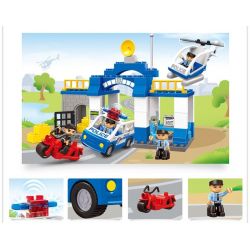 JUN DA LONG TOYS JDLT 5135A Xếp hình kiểu    Hunting Suspect Theo Đuổi Nghi Phạm 68 khối