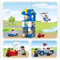 JUN DA LONG TOYS JDLT 5135A Xếp hình kiểu    Hunting Suspect Theo Đuổi Nghi Phạm 68 khối