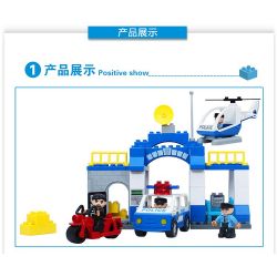 JUN DA LONG TOYS JDLT 5135A Xếp hình kiểu    Hunting Suspect Theo Đuổi Nghi Phạm 68 khối