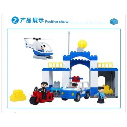 JUN DA LONG TOYS JDLT 5135A Xếp hình kiểu    Hunting Suspect Theo Đuổi Nghi Phạm 68 khối