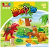 JUN DA LONG TOYS JDLT 5071A Xếp hình kiểu    Jungle Of Dinosaurs Khu Rừng Bí Ẩn Của Khủng Long 43 khối