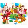 JUN DA LONG TOYS JDLT 5071A Xếp hình kiểu    Jungle Of Dinosaurs Khu Rừng Bí Ẩn Của Khủng Long 43 khối