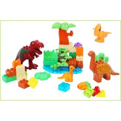 JUN DA LONG TOYS JDLT 5071A Xếp hình kiểu    Jungle Of Dinosaurs Khu Rừng Bí Ẩn Của Khủng Long 43 khối