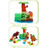 JUN DA LONG TOYS JDLT 5071A Xếp hình kiểu    Jungle Of Dinosaurs Khu Rừng Bí Ẩn Của Khủng Long 43 khối