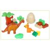 JUN DA LONG TOYS JDLT 5075A Xếp hình kiểu    Family Of Moabosaurus Utahensis Gia Đình Khủng Long Cổ Dài 20 khối
