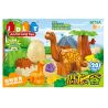 JUN DA LONG TOYS JDLT 5075A Xếp hình kiểu    Family Of Moabosaurus Utahensis Gia Đình Khủng Long Cổ Dài 20 khối