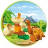 JUN DA LONG TOYS JDLT 5075A Xếp hình kiểu    Family Of Moabosaurus Utahensis Gia Đình Khủng Long Cổ Dài 20 khối