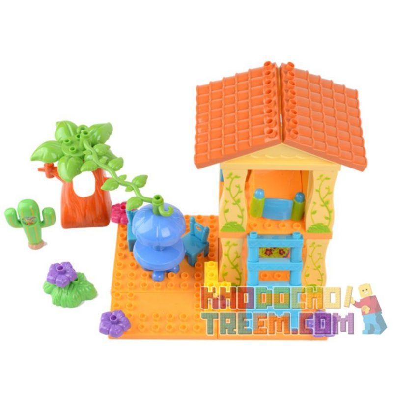 JUN DA LONG TOYS JDLT 5039A Xếp hình kiểu    Amazing House Ngôi Nhà Lý Tưởng 68 khối