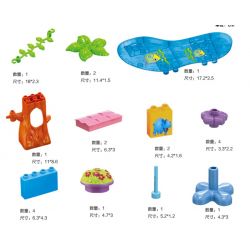 JUN DA LONG TOYS JDLT 5039A Xếp hình kiểu    Amazing House Ngôi Nhà Lý Tưởng 68 khối