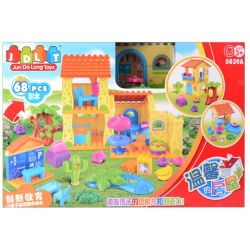 JUN DA LONG TOYS JDLT 5039A Xếp hình kiểu    Amazing House Ngôi Nhà Lý Tưởng 68 khối