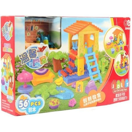 JUN DA LONG TOYS JDLT 5040A Xếp hình kiểu    Outdoor Swimming Pool Bể Bơi Của Bé 56 khối