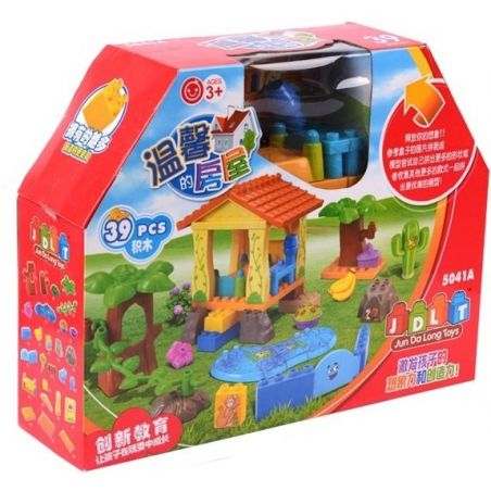 JUN DA LONG TOYS JDLT 5041A Xếp hình kiểu    Open Air Swimming Pool Bữa Tiệc Ngoài Bể Bơi 39 khối