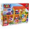 JUN DA LONG TOYS JDLT 5043A Xếp hình kiểu    House Of Kids Ngôi Nhà Của Bé Và Các Bạn Nhỏ 102 khối
