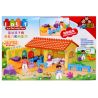 JUN DA LONG TOYS JDLT 5048A Xếp hình kiểu    House Of Kids Ngôi Nhà Nhỏ Của Bé 52 khối
