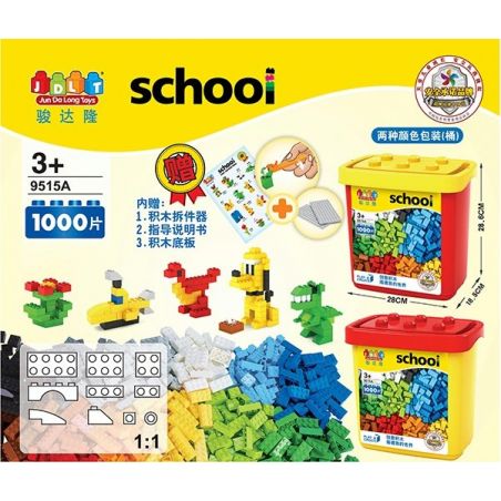 Jun Da Long Toys JDLT 9515A  Magic Pieces Transforming Into Animals Xếp Hình Các Mảnh Ghép Thần Kỳ Xếp Hình Loài Vật 1000 K