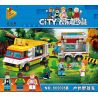 PanlosBrick 662006B Panlos Brick 662006B non  CHUYẾN XE DÃ NGOẠI THÚ VỊ bộ đồ chơi xếp lắp ráp ghép mô hình City Thành Phố 412 khối